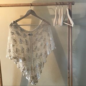 Knit shawl/cover up